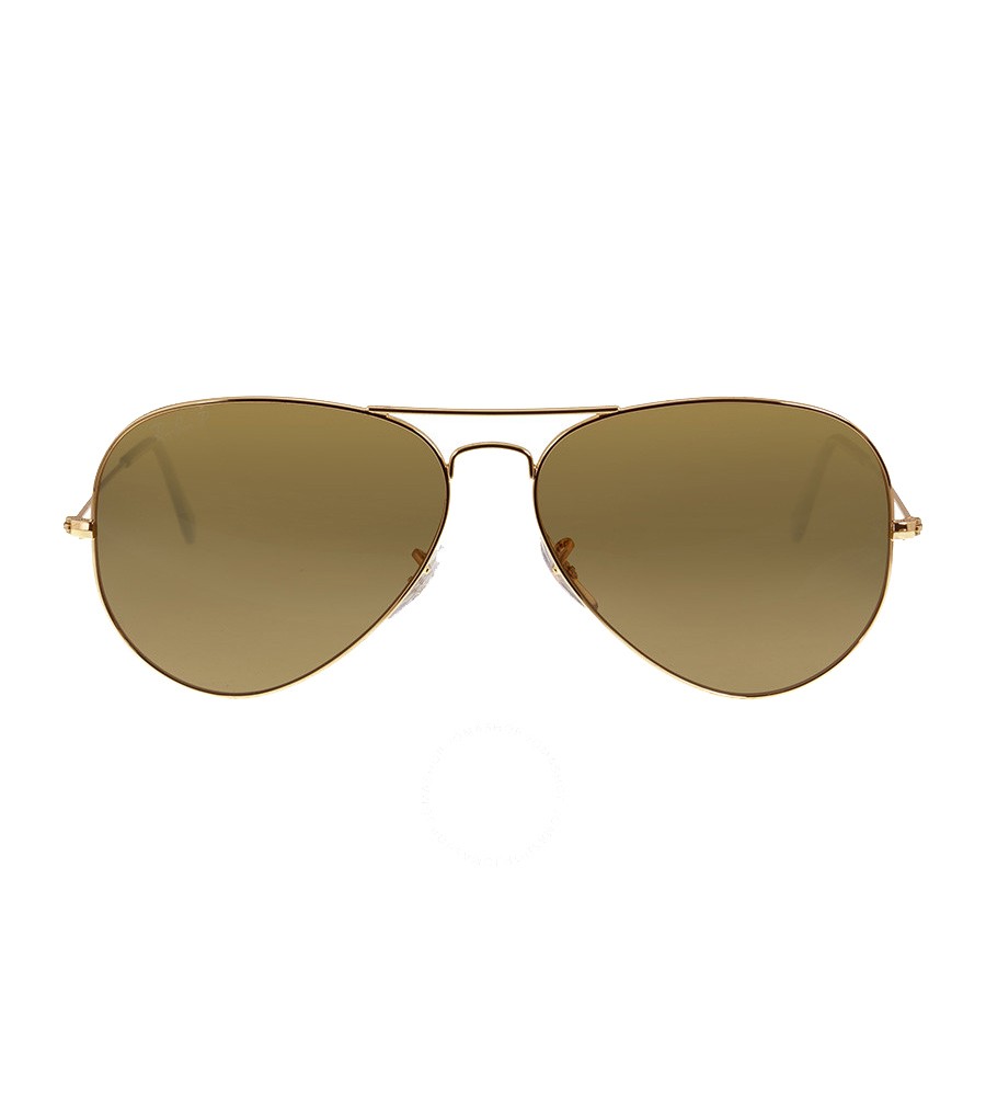 Ray-Ban RB3025 Aviator Sunglasses, 62mm Brown / - POLARIZED | Curate ...